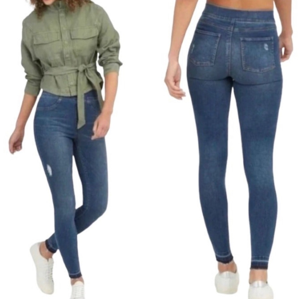 SPANX jeggings skinny distressed